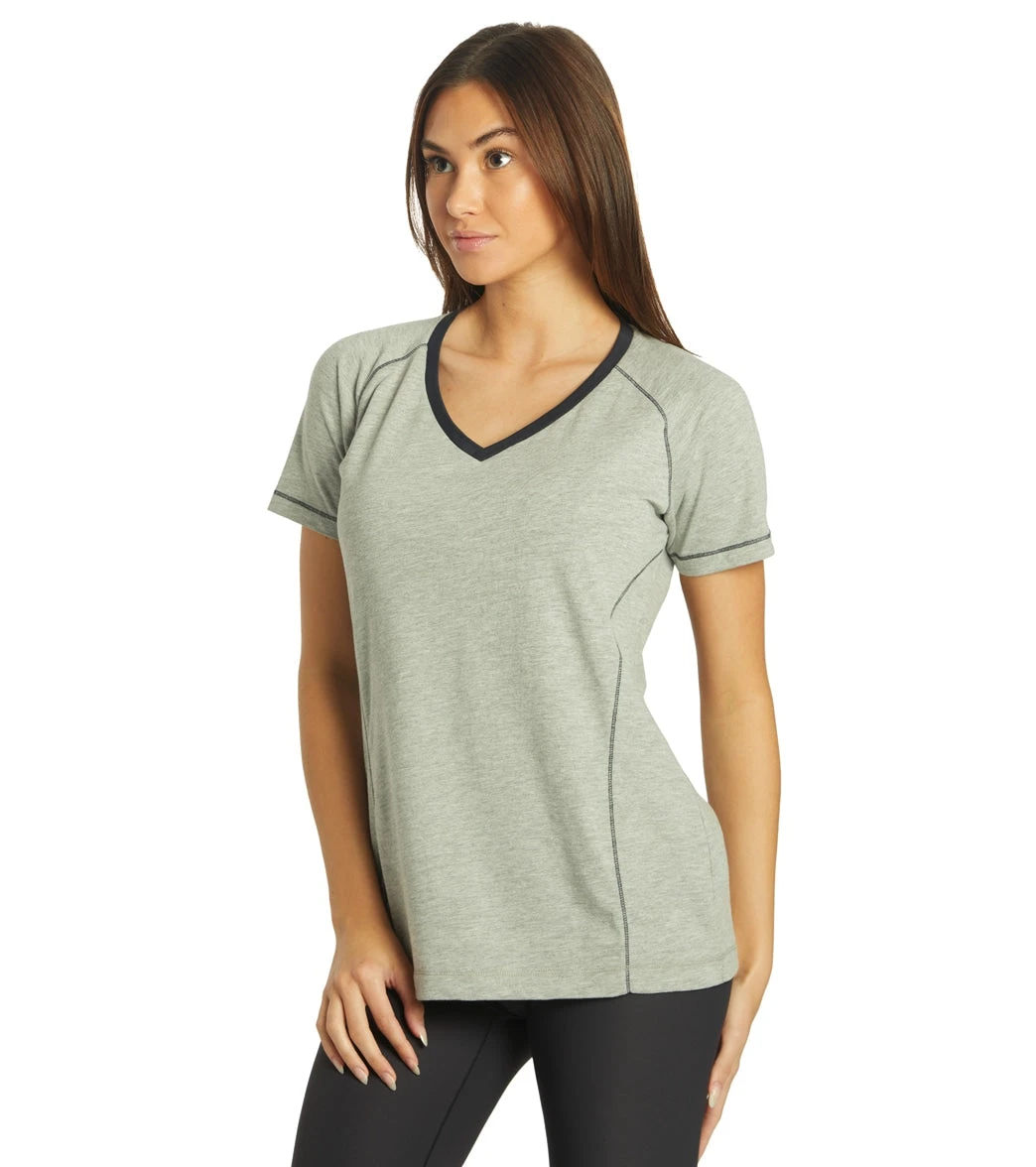 Arena Women's Team Line Short Sleeve V Neck T Shirt 14 Arena Women's Team Line Short Sleeve V Neck T Shirt - Image 12