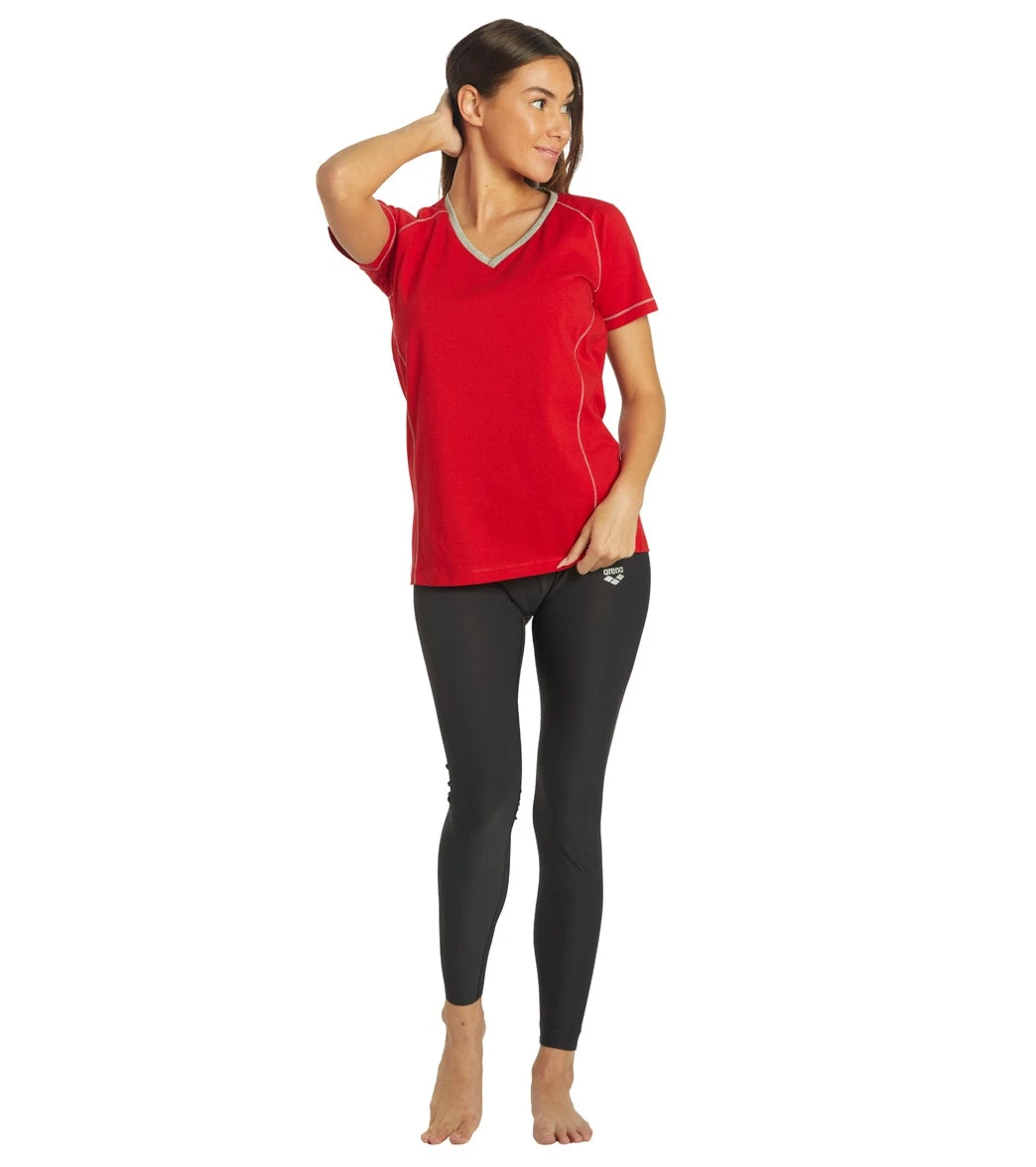 Arena Women's Team Line Short Sleeve V Neck T Shirt 20 Arena Women's Team Line Short Sleeve V Neck T Shirt - Image 18