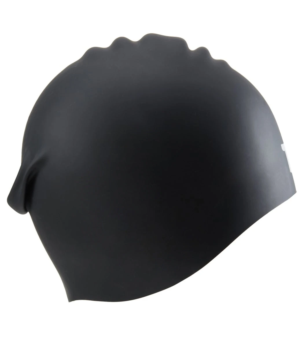 TYR Junior Long Hair Wrinkle Free Silicone Swim Cap 9 TYR Junior Long Hair Wrinkle Free Silicone Swim Cap - Image 7