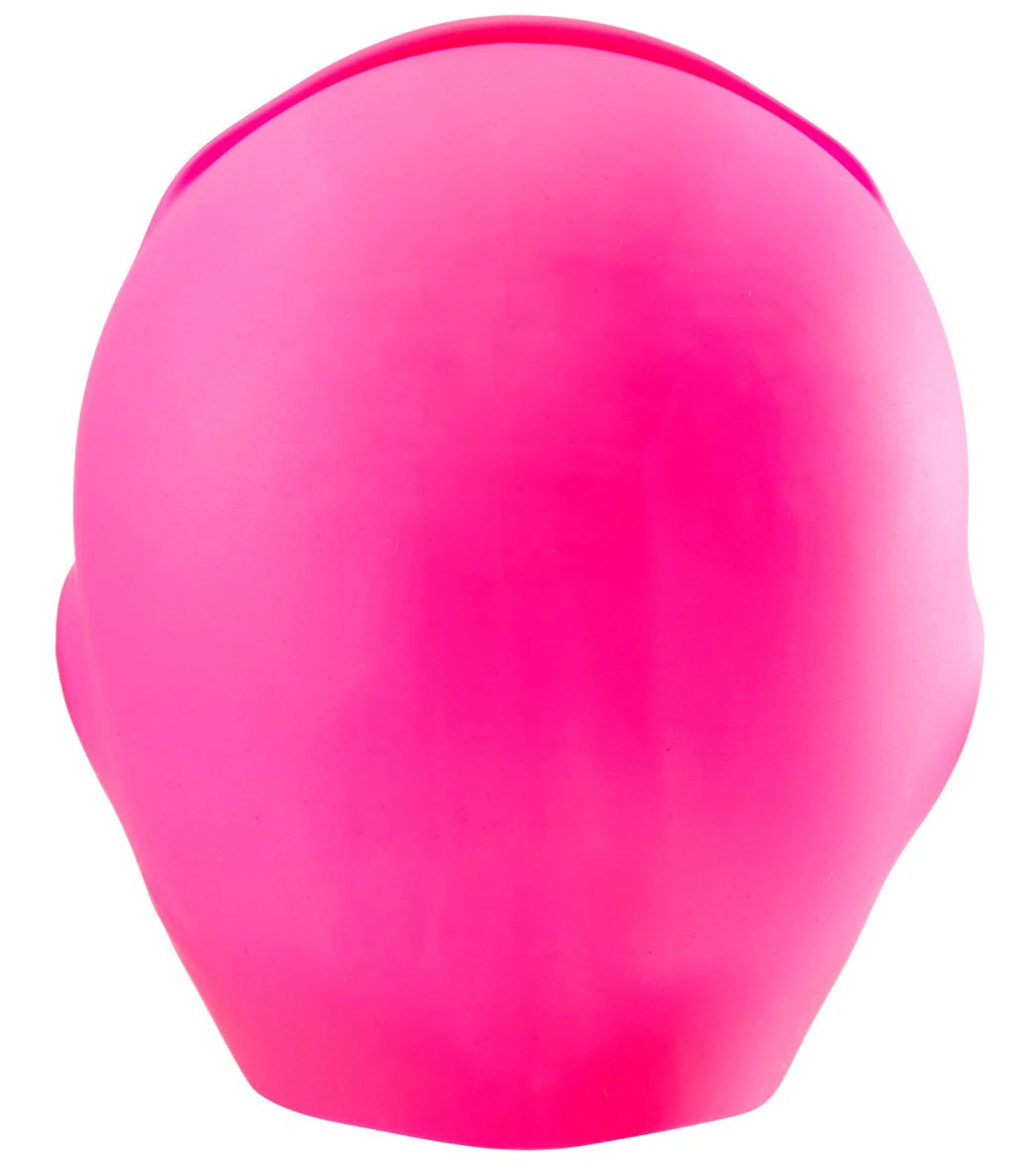 TYR Junior Long Hair Wrinkle Free Silicone Swim Cap 5 TYR Junior Long Hair Wrinkle Free Silicone Swim Cap - Image 3