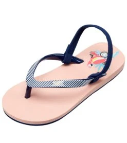 Roxy Girls' Pebbles VI Sandal (Toddler) -Swimwear Outlet 8639734644904 peachcream 1a