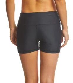 Level Six Women's Cove Reversible Swim Short -Swimwear Outlet 8639752667304 blackripples 3a