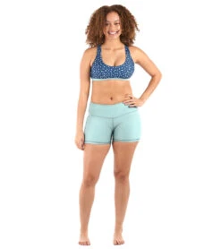 Level Six Women's Cove Reversible Swim Short -Swimwear Outlet 8639752667304 doveinkconfetti 4a