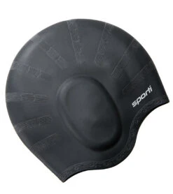Sporti Solid Ear Protection Silicone Swim Cap 27 Sporti Solid Ear Protection Silicone Swim Cap -Swimwear Outlet 8639978537128 2t