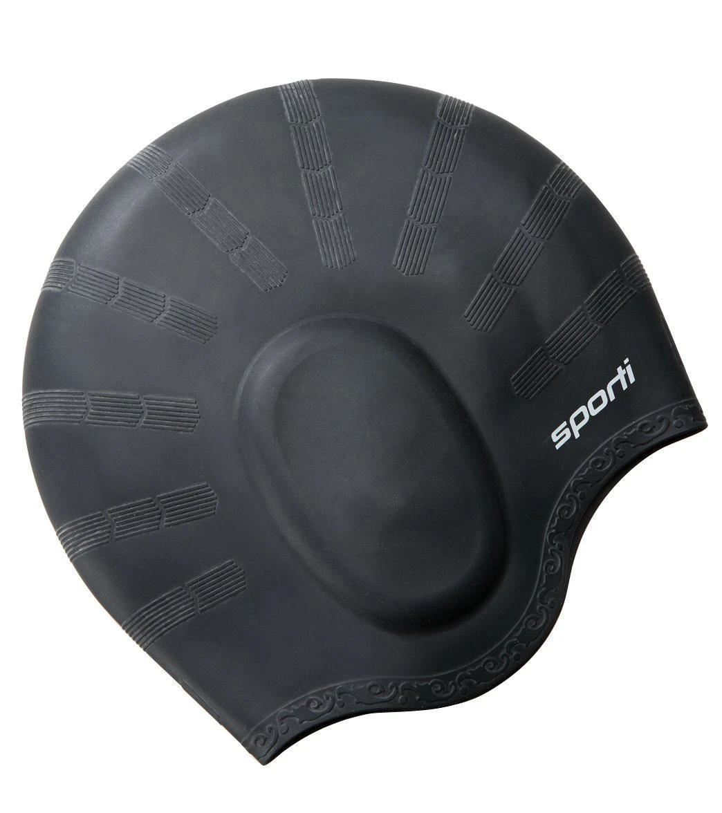 Sporti Solid Ear Protection Silicone Swim Cap 15 Sporti Solid Ear Protection Silicone Swim Cap - Image 13