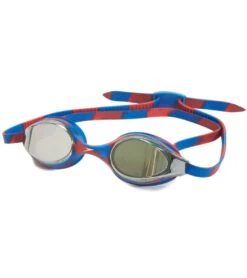 Speedo Youth Hyper Flyer Mirrored Goggle -Swimwear Outlet 8640052396200 navyredgreymirrored 1a