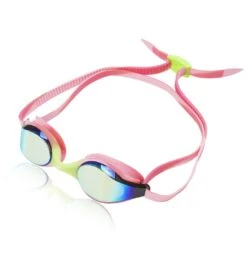 Speedo Youth Hyper Flyer Mirrored Goggle -Swimwear Outlet 8640052396200 pink