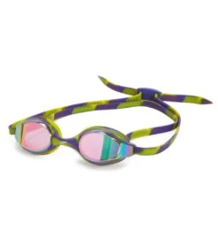 Speedo Youth Hyper Flyer Mirrored Goggle -Swimwear Outlet 8640052396200 purpleirism 1a