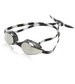 Speedo Youth Hyper Flyer Mirrored Goggle -Swimwear Outlet 8640052396200 silver 1a