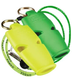 Fox 40 Micro Lifegurd Whistles W/ Lanyards (2 Pack) 20 Fox 40 Micro Lifegurd Whistles W/ Lanyards (2 Pack) -Swimwear Outlet 8640073498792 neonyellowgreen