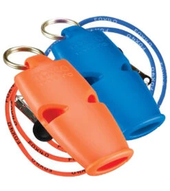 Fox 40 Micro Lifegurd Whistles W/ Lanyards (2 Pack) 17 Fox 40 Micro Lifegurd Whistles W/ Lanyards (2 Pack) -Swimwear Outlet 8640073498792 orangeblue