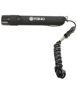 Fox 40 Mini Electronic Whistle W/ Lanyard -Swimwear Outlet 8640078643368 black