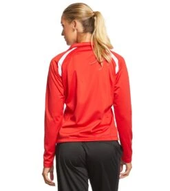 SwimOutlet Women's Sport-Tek® Tricot Track Jacket 26 SwimOutlet Women's Sport-Tek® Tricot Track Jacket -Swimwear Outlet 8640092307624 trueredwhite 5a