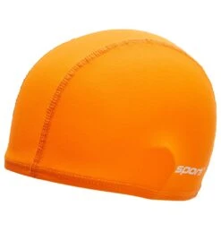 Sporti Polyester Spandex Swim Cap -Swimwear Outlet 8640139395240 orange
