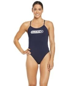 TYR Women's Guard Crosscutfit Tieback One Piece Swimsuit 20 TYR Women's Guard Crosscutfit Tieback One Piece Swimsuit -Swimwear Outlet 8640172228776 navy 4a
