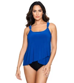 Miraclesuit Razzle Dazzle Dazzle Underwire Tankini Top (DD Cup)
