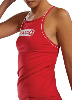 TYR Women's Guard Tankini Top 39 TYR Women's Guard Tankini Top -Swimwear Outlet 8640176226472 red 6a