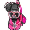 Cressi Bonete Dry Snorkel Set 2 Cressi Bonete Dry Snorkel Set -Swimwear Outlet 8640257491112 pink 1a
