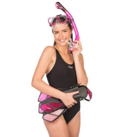 Cressi Bonete Dry Snorkel Set 24 Cressi Bonete Dry Snorkel Set -Swimwear Outlet 8640257491112 pink 5a