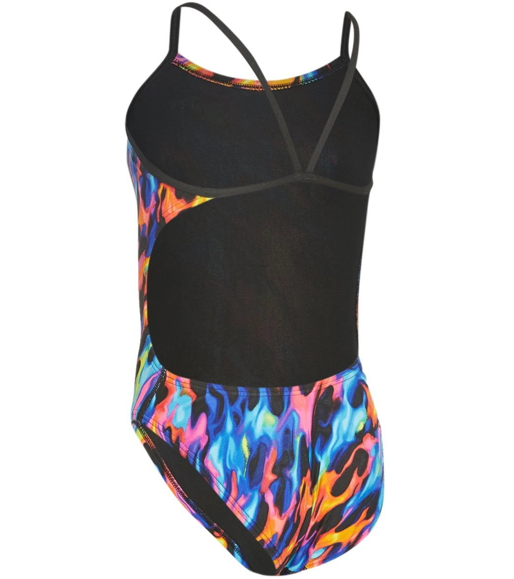 TYR Girls' Draco Cutoutfit One Piece Swimsuit 8 TYR Girls' Draco Cutoutfit One Piece Swimsuit - Image 6