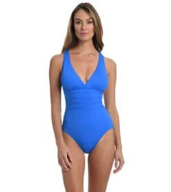 La Blanca Island Goddess Multi Strap One Piece Swimsuit 25 La Blanca Island Goddess Multi Strap One Piece Swimsuit -Swimwear Outlet 8640662438056 capriblue 4a