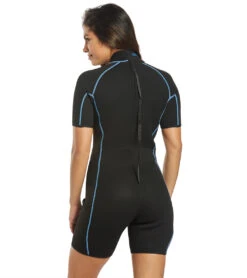 Mares HEAD 2.5MM Women's M-FLEX Springsuit Wetsuit -Swimwear Outlet 8640704413864 black 3a