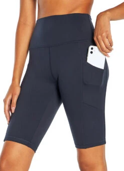 Marika Olivia High Waisted Tummy Control Bermuda Shorts 40 Marika Olivia High Waisted Tummy Control Bermuda Shorts -Swimwear Outlet 8640715980968 midnightblue 2a