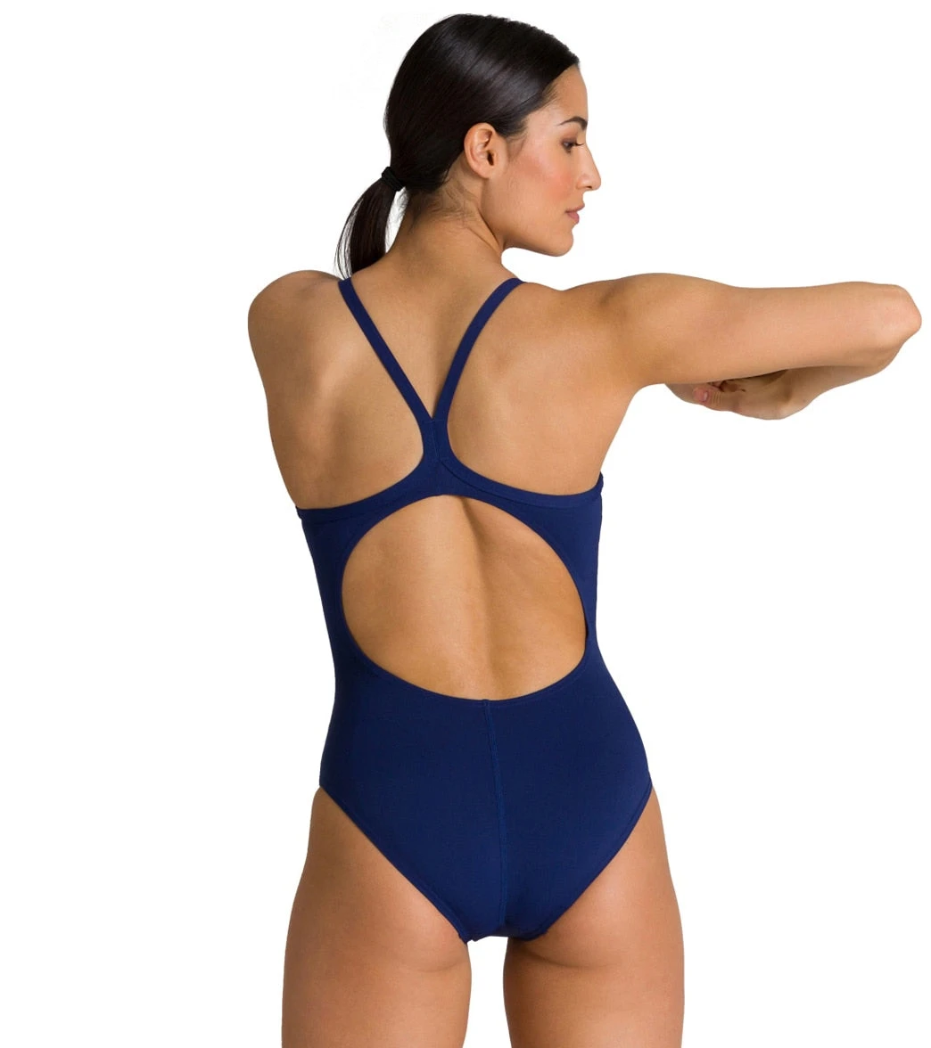 Arena Women's Team Painted Stripes Light Drop Back One Piece Swimsuit 4 Arena Women's Team Painted Stripes Light Drop Back One Piece Swimsuit - Image 2