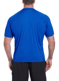 Nike Men's Essential Short Sleeve Hydro Rashguard (Extended Sizes) 31 Nike Men's Essential Short Sleeve Hydro Rashguard (Extended Sizes) -Swimwear Outlet 8640921141416 gameroyal 2a