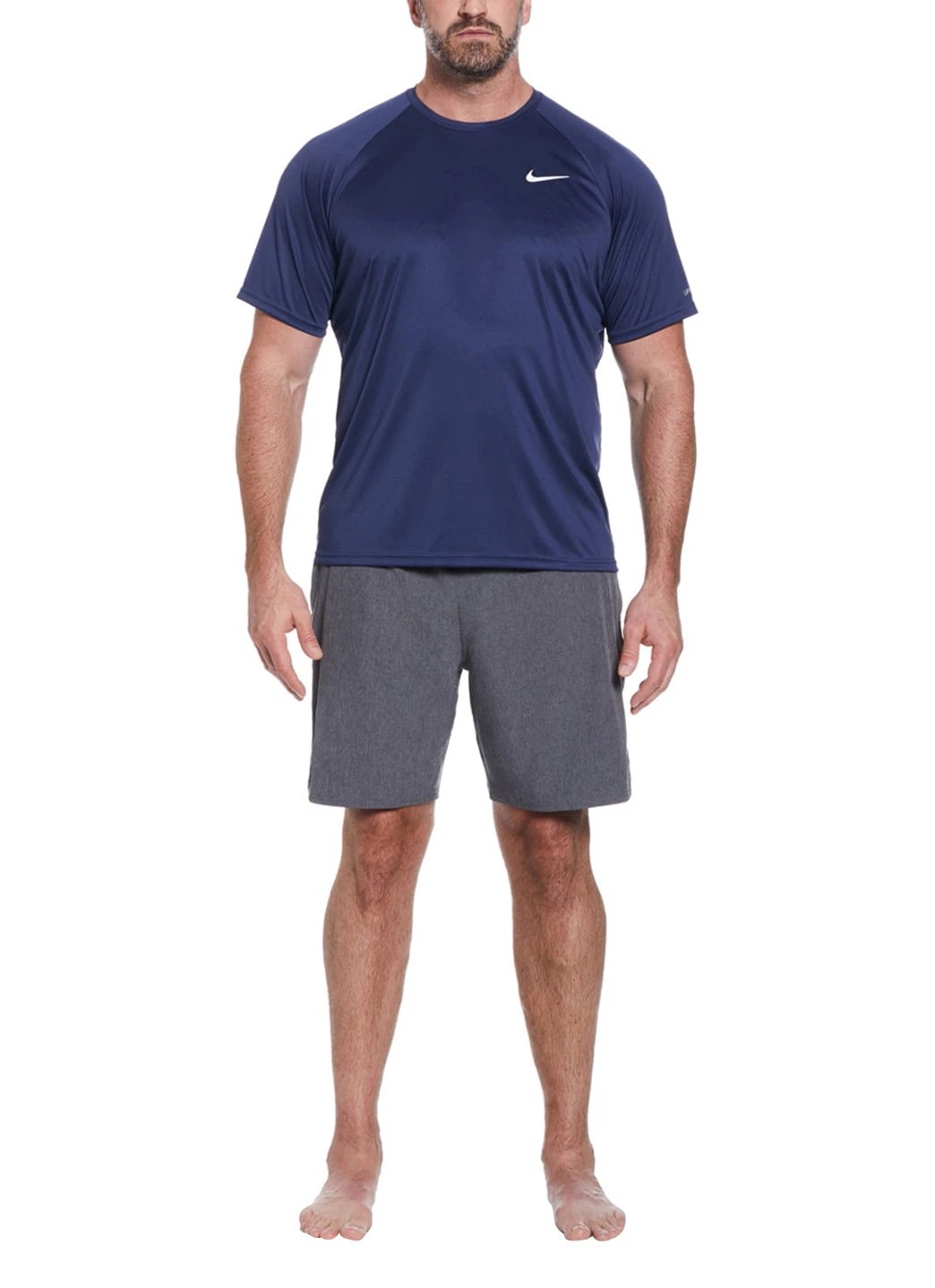 Nike Men's Essential Short Sleeve Hydro Rashguard (Extended Sizes) 5 Nike Men's Essential Short Sleeve Hydro Rashguard (Extended Sizes) - Image 3