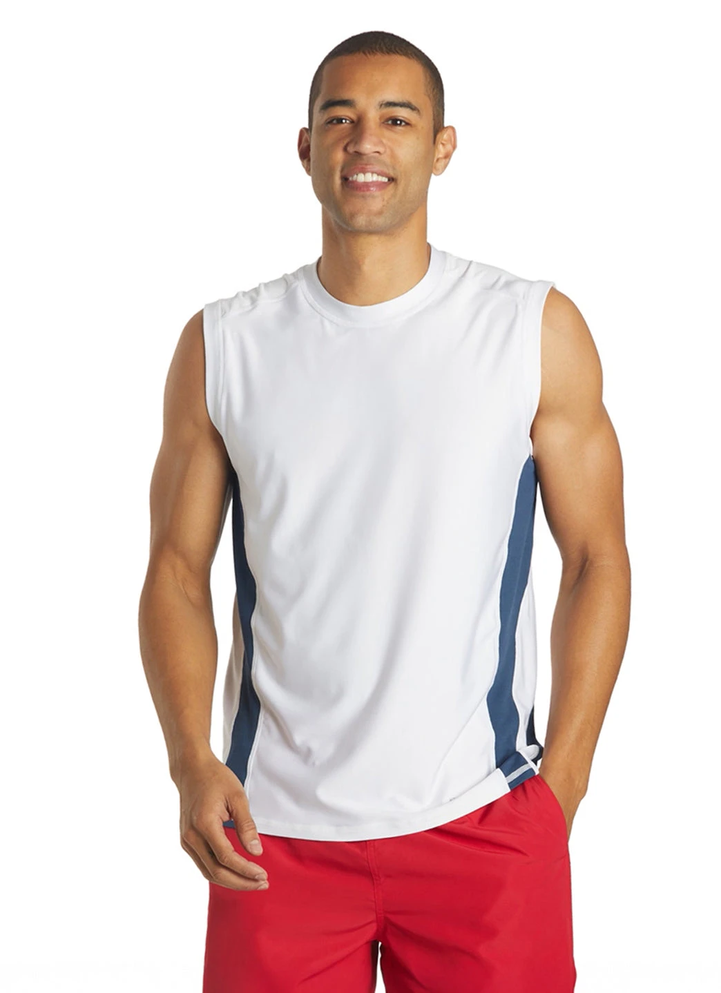 Sporti Men's Sleeveless UPF 50+ Comfort Fit Rash Guard 9 Sporti Men's Sleeveless UPF 50+ Comfort Fit Rash Guard - Image 7