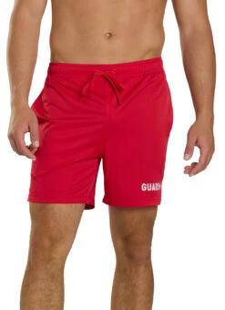 Sporti Guard Men's Swim Trunk 27 Sporti Guard Men's Swim Trunk -Swimwear Outlet 8641046511784 red 5a
