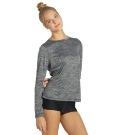 Sporti Women's L/S Hybrid UPF 50+ Sun Shirt -Swimwear Outlet 8641052999848 2t