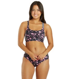 Dolfin Uglies Women's Asymmetrical Two Piece Work Out Swimsuit -Swimwear Outlet 8641075642536 poprocks 1a