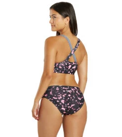 Dolfin Uglies Women's Asymmetrical Two Piece Work Out Swimsuit -Swimwear Outlet 8641075642536 poprocks 3a