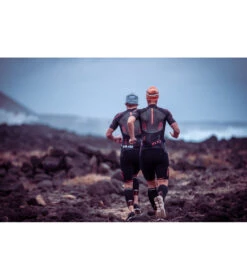 Zone3 Women's Evolution Short Sleeve SwimRun Wetsuit -Swimwear Outlet 8641160085672 blackorangegunmetal 6a