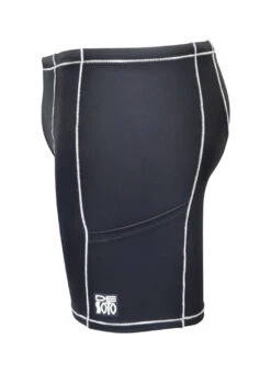 DeSoto Men's Dual Pocket Low-Cut Carrera Tri Short 11 DeSoto Men's Dual Pocket Low-Cut Carrera Tri Short -Swimwear Outlet 8641168998568 blackwhite 2a