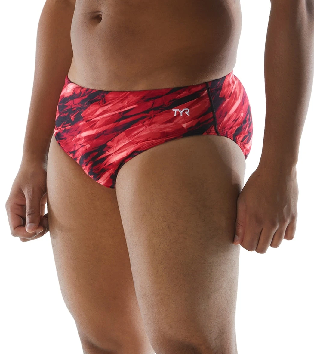 TYR Men's Vitric Racer Brief Swimsuit 11 TYR Men's Vitric Racer Brief Swimsuit - Image 9