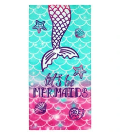 Dohler Let’S Be Mermaids Beach Towel 30”X 60” -Swimwear Outlet 8641251344552 multicolor