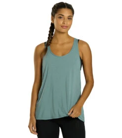 Everyday Yoga Motion Solid Racer Back Layering Tank 34 Everyday Yoga Motion Solid Racer Back Layering Tank -Swimwear Outlet 8641275789480 basalt