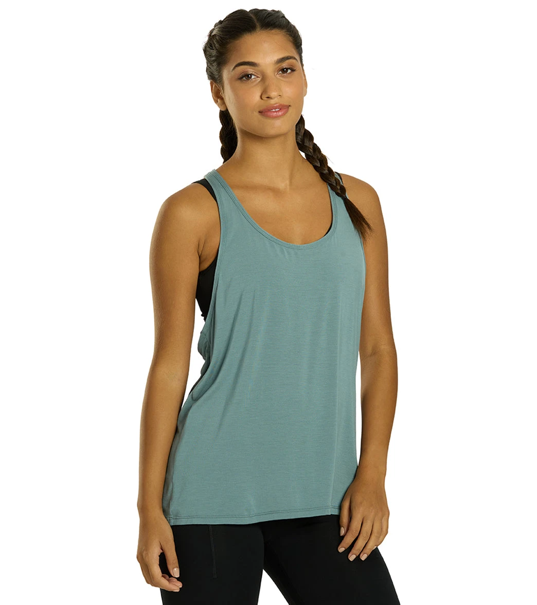 Everyday Yoga Motion Solid Racer Back Layering Tank 11 Everyday Yoga Motion Solid Racer Back Layering Tank - Image 9