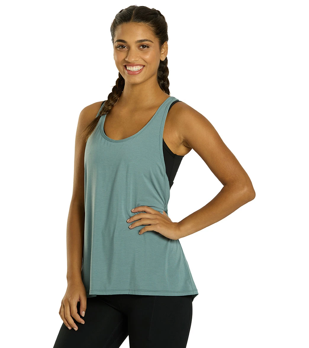 Everyday Yoga Motion Solid Racer Back Layering Tank 13 Everyday Yoga Motion Solid Racer Back Layering Tank - Image 11