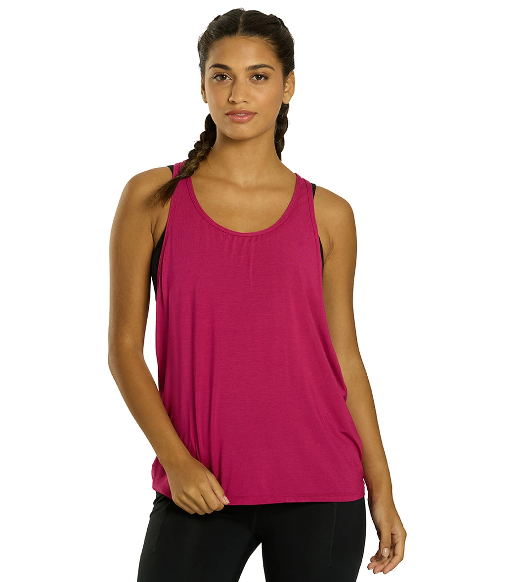 Everyday Yoga Motion Solid Racer Back Layering Tank 16 Everyday Yoga Motion Solid Racer Back Layering Tank - Image 14