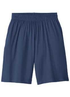 SwimOutlet Boys' Sport-Tek® PosiCharge® Competitor™ Pocketed Short -Swimwear Outlet 8641333756072 truenavy