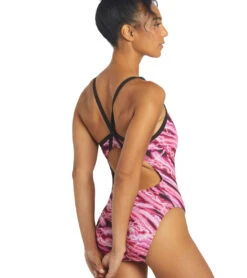 Sporti HydroLast Flash Thin Strap One Piece Swimsuit (26-40) 35 Sporti HydroLast Flash Thin Strap One Piece Swimsuit (26-40) -Swimwear Outlet 8641390248104 pink 5a