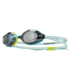 TYR Black Ops 140 EV Racing Junior Fit Goggle 28 TYR Black Ops 140 EV Racing Junior Fit Goggle -Swimwear Outlet 8641440415912 smokeaqua