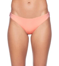 Hurley Women's Solid Moderate Bikini Bottom
