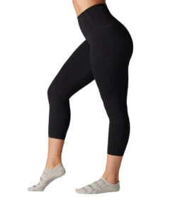 Tavi High Waisted Crop Yoga Leggings 33 Tavi High Waisted Crop Yoga Leggings -Swimwear Outlet 8641464434856 ebony 2a