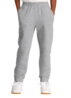 SwimOutlet Youth Core Fleece Jogger Pants -Swimwear Outlet 8641524662440 athleticheather 3a