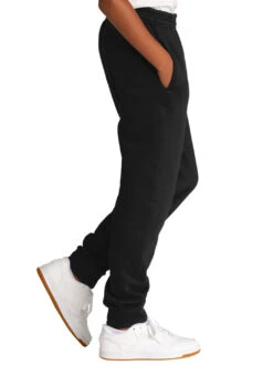 SwimOutlet Youth Core Fleece Jogger Pants -Swimwear Outlet 8641524662440 jetblack 4a